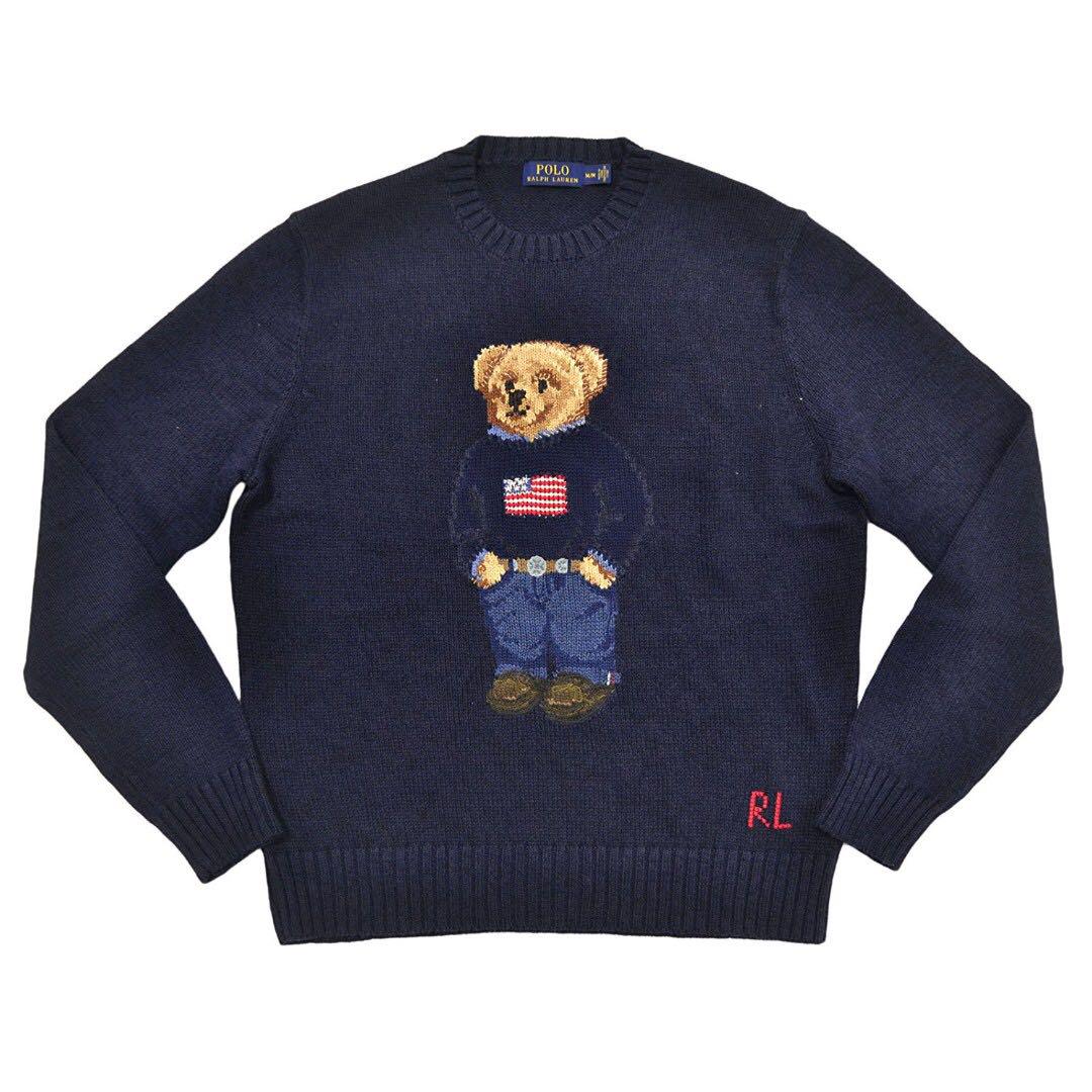 teddy bear ralph lauren jumper