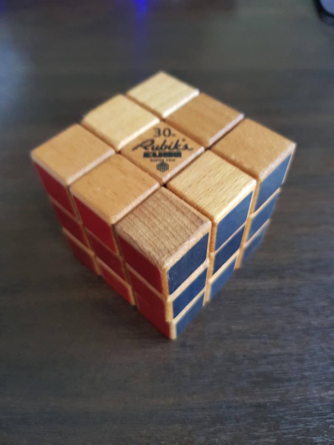 wooden rubik's cube