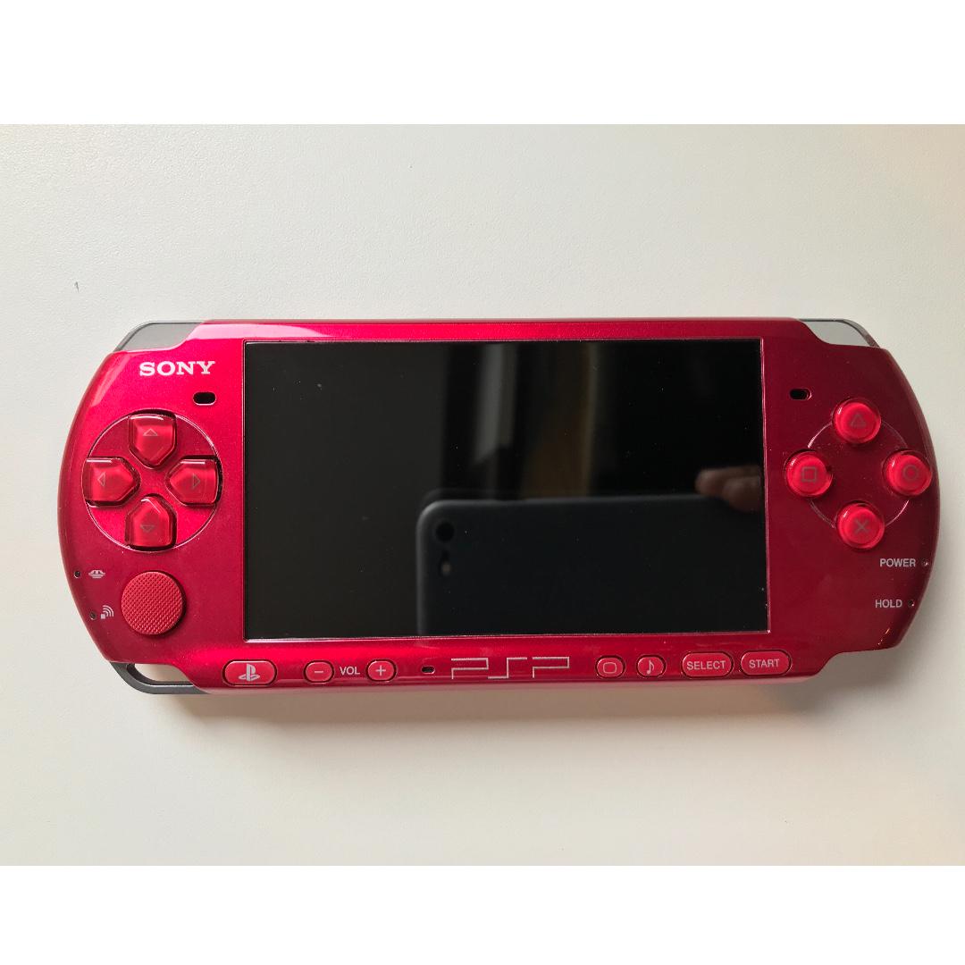 psp red