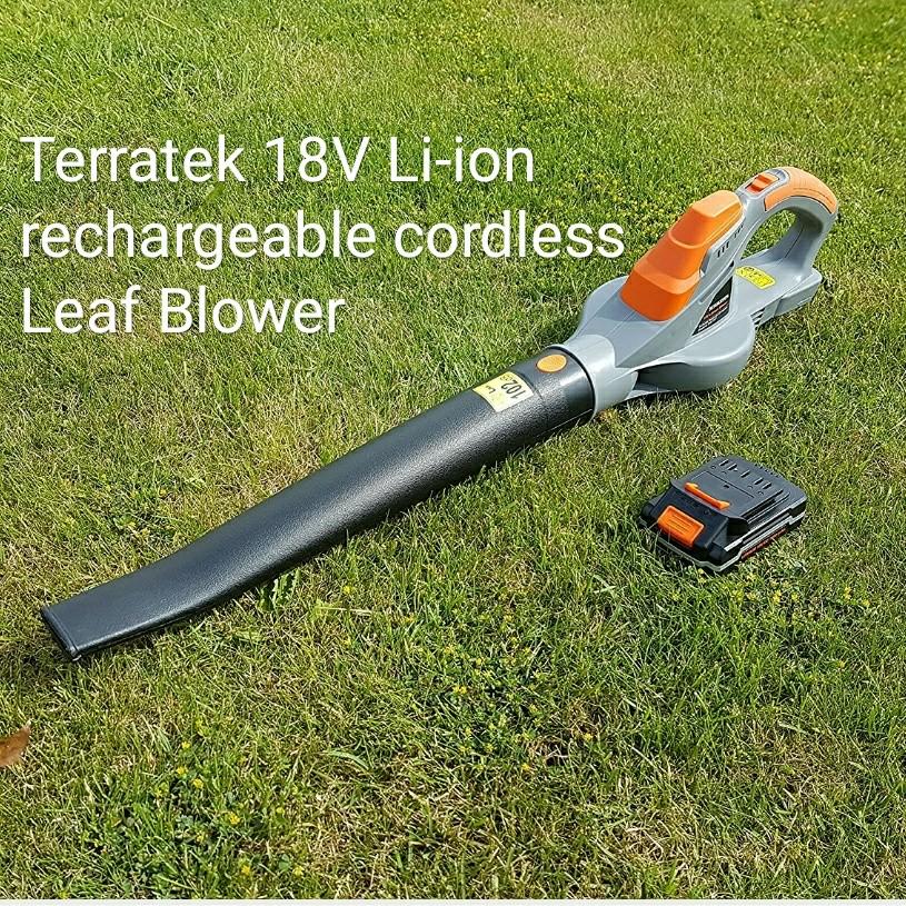 Terratek cordless leaf clearance blower