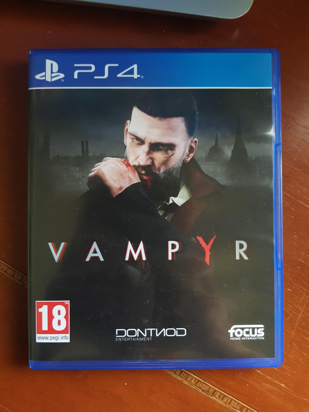 Vampyr Ps4 Game Toys Games Video Gaming Video Games On Carousell