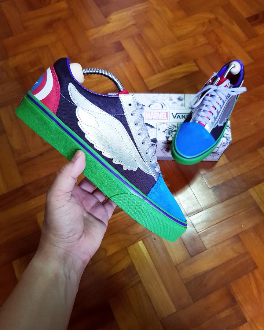 VANS Old Skool US8 Marvel Avengers Multi Men s Fashion