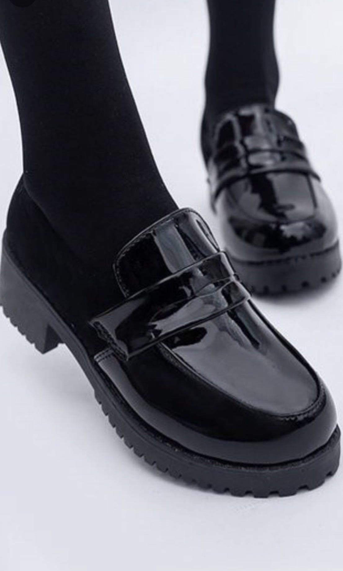 WTS Black Japanese school shoes, Women 