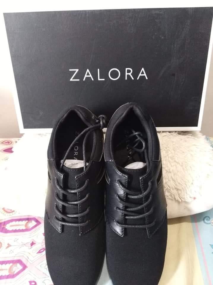 zalora black shoes