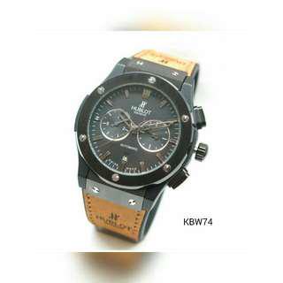 Auto Movement Brown Leather Strap
