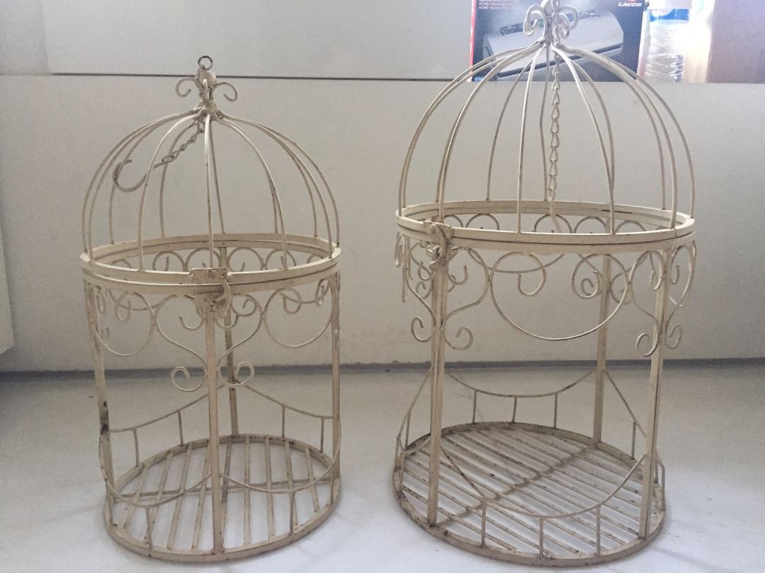2 Dome Shaped Bird Cages Furniture Home Decor On Carousell