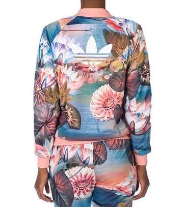 Adidas Floral Bomber Women's Fashion, Coats, Jackets and Outerwear on Carousell