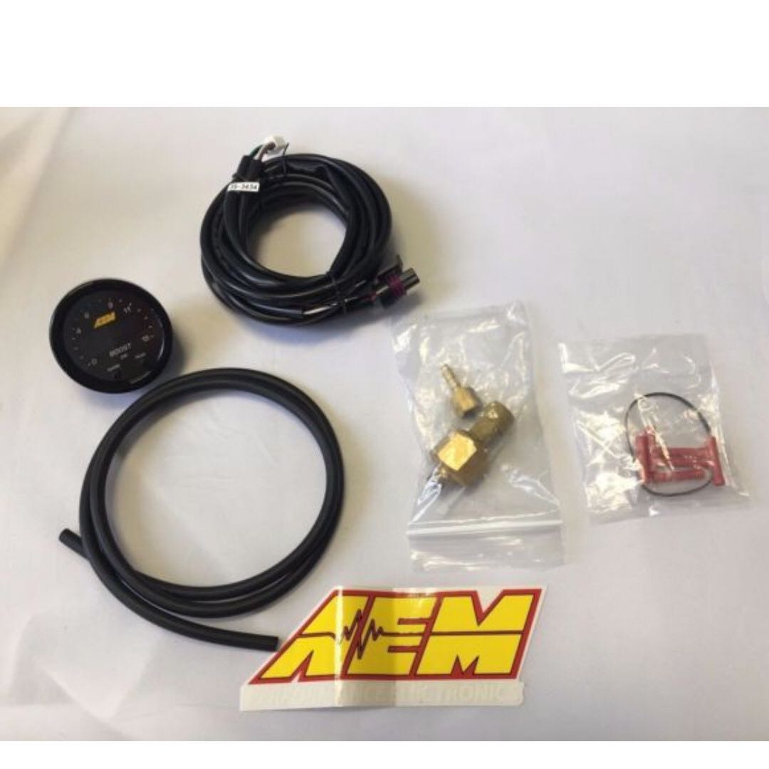 Aem Gauges X Series 35psi 2 5bar Boost Pressure Display Gauge 30 0306 Car Accessories On Carousell