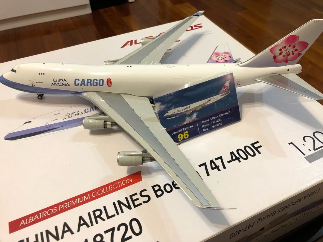 Albatros 中華航空China Airlines Cargo 1:200 747-400 B-18720 限量版 