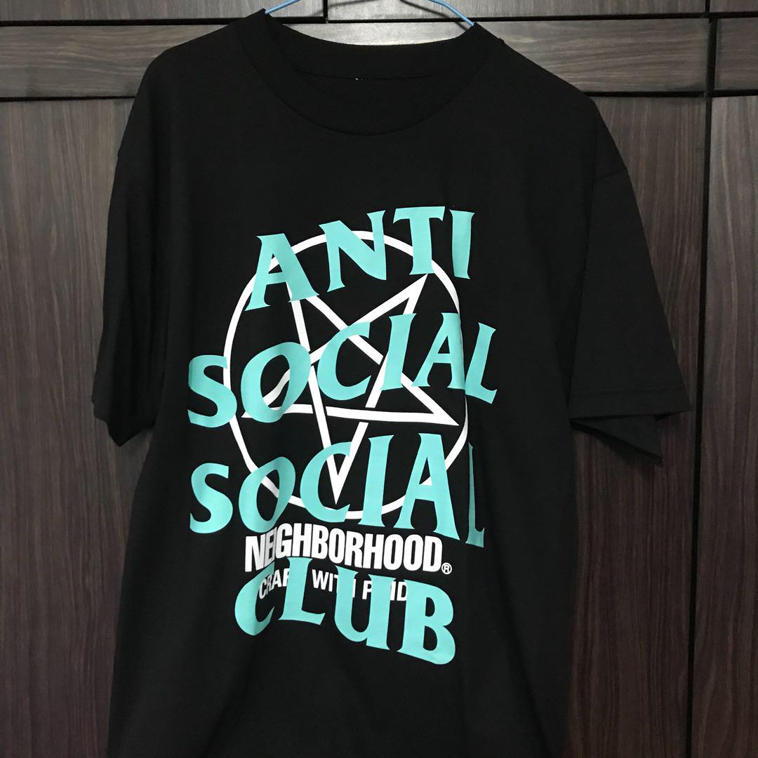 Anti Social Social Club x Neighborhood Flith Fury Tee, Men's Fashion, Tops   Sets, Tshirts  Polo Shirts on Carousell