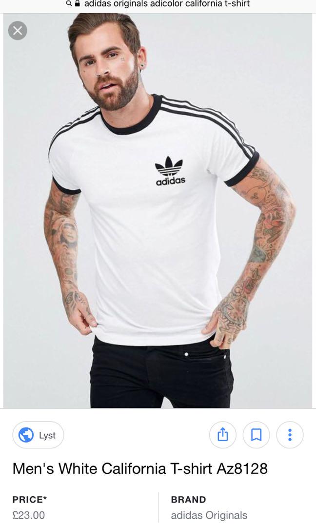 Authentic Adidas Originals 3 Stripe T Shirt Men s Fashion Tops Sets Tshirts Polo Shirts on Carousell