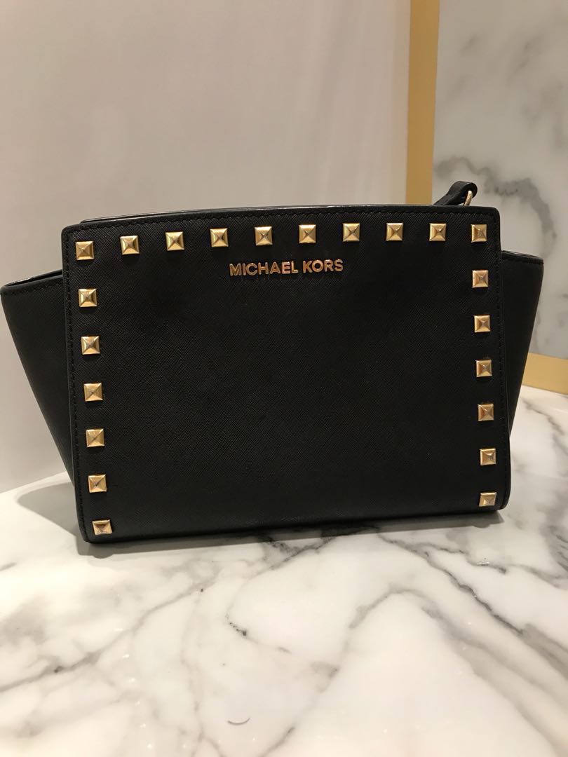 Authentic Michael Kors studded sling 