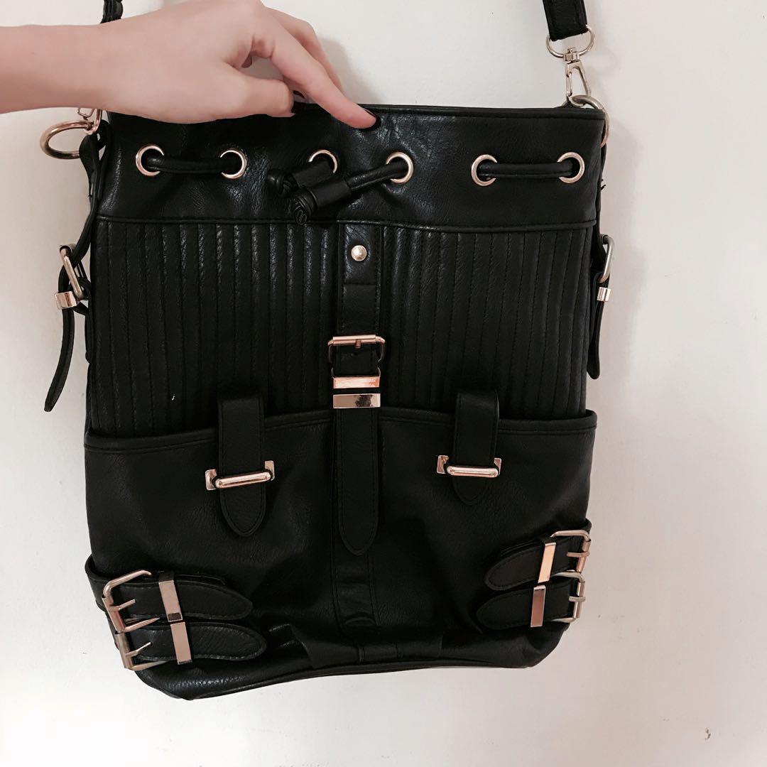 gold handbags new look