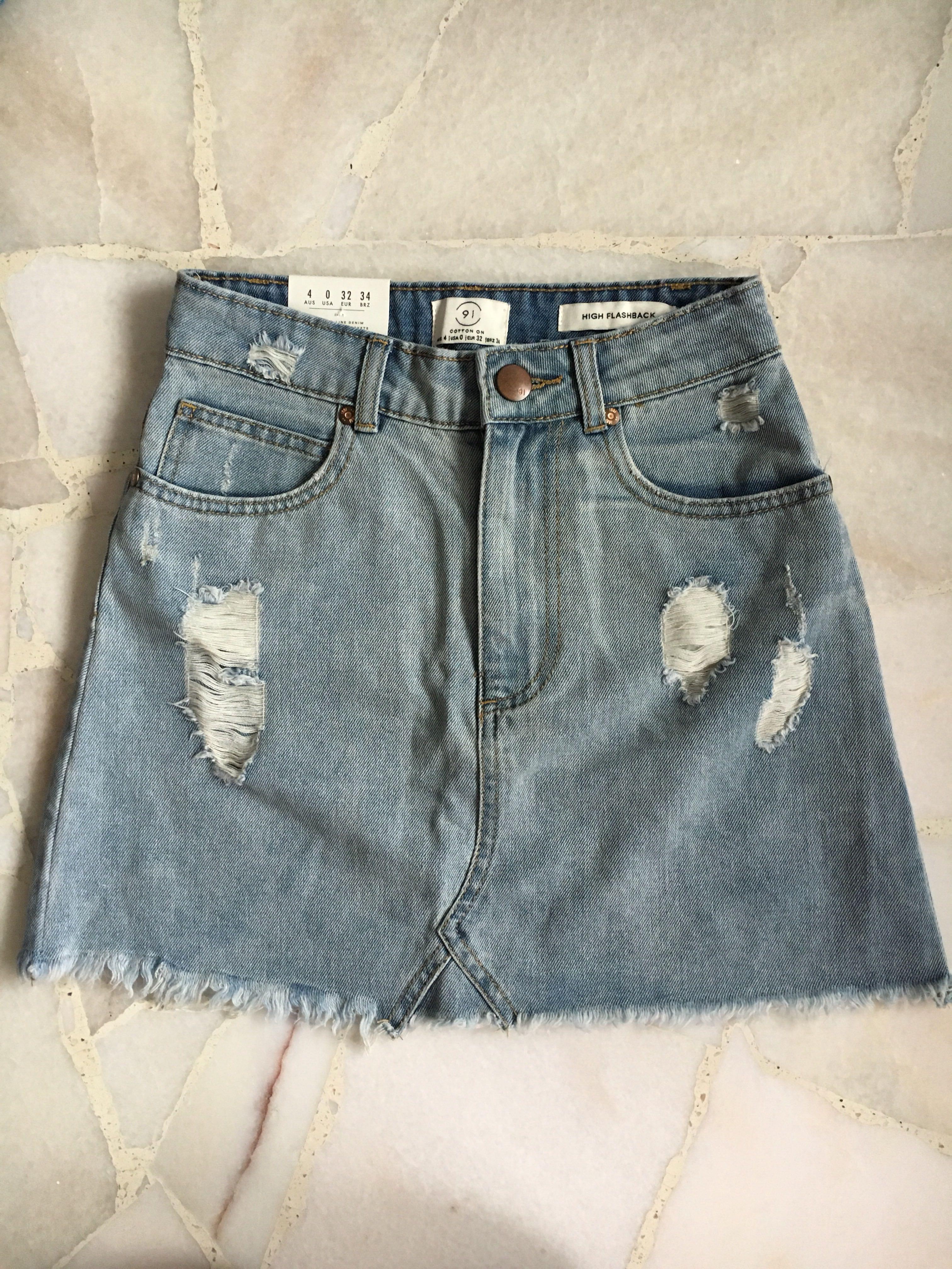 Cotton on a line mini skirt clearance