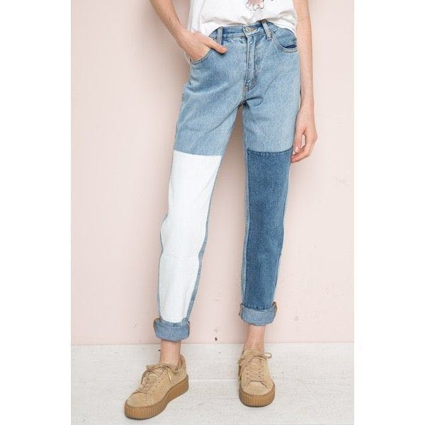 Brandy Melville Kenzo Patch Jeans 