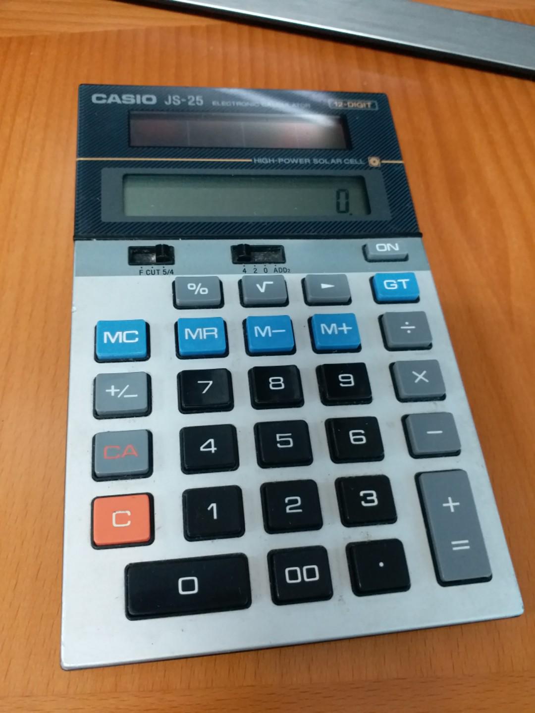 中古品です【値下】CASIO JS-25 電卓