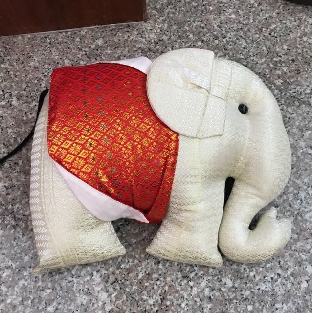 large elephant cuddly toy