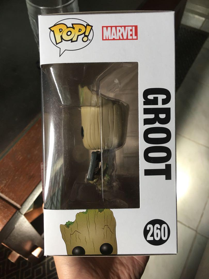 groot with mixtape pop