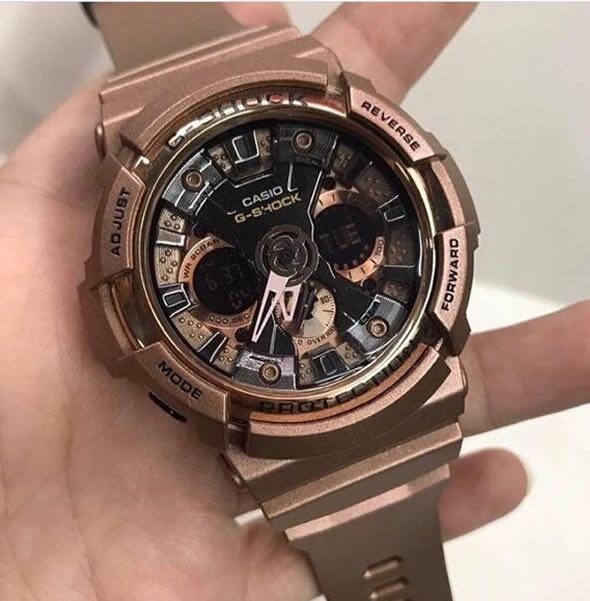 g shock ga 200 rose gold