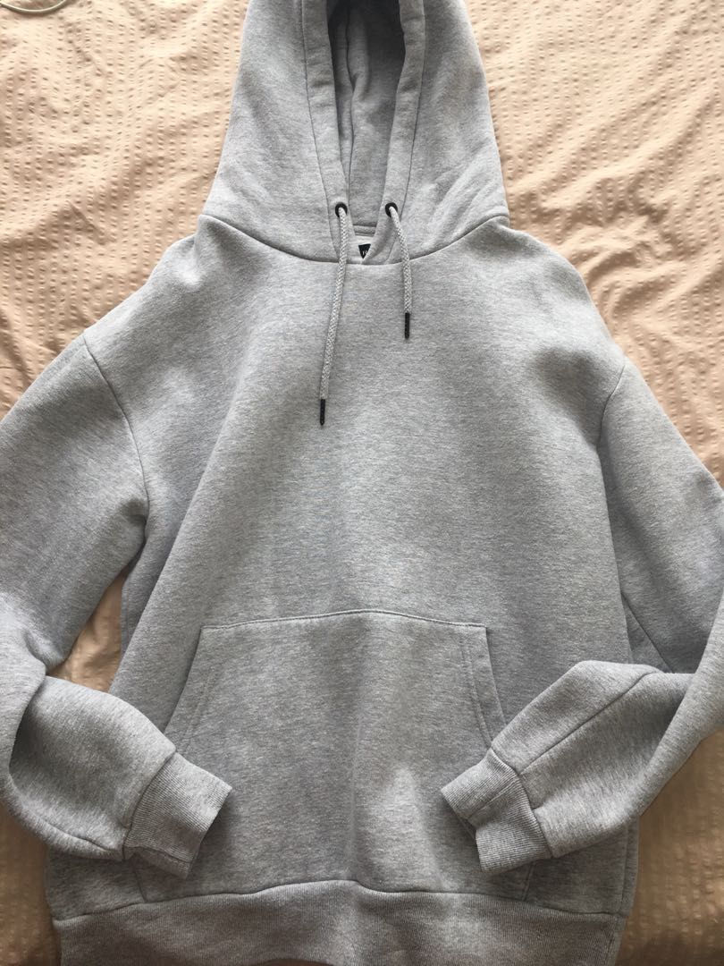 zara grey hoodie