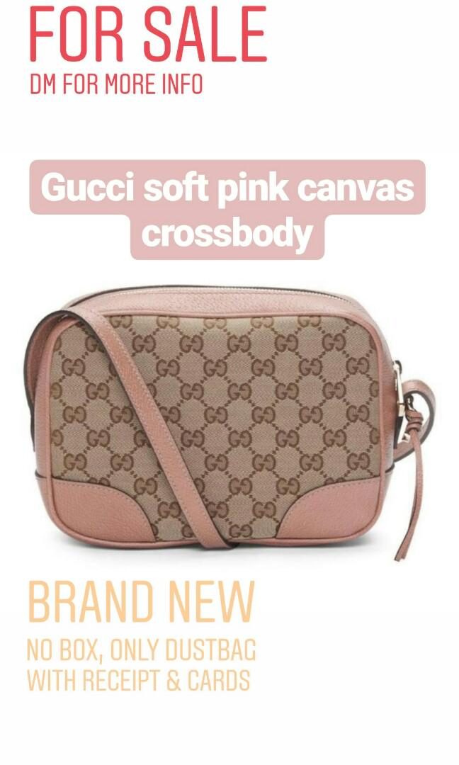 gucci sling bag pink