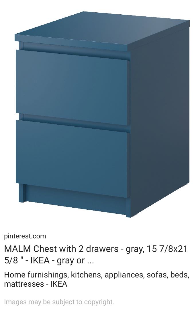 Ikea Malm Bedside Table Furniture Others On Carousell