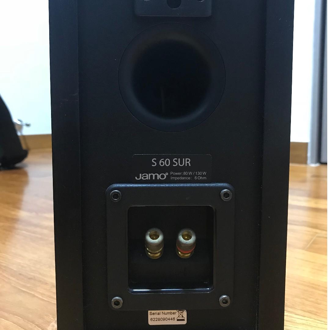 Jamo S60 Surround Speakers x2 (a pair of bookshelf speakers), Audio
