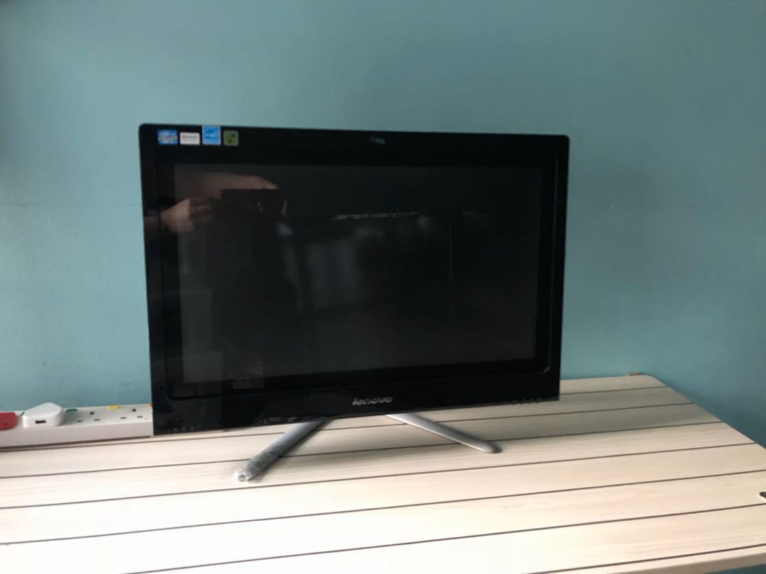 Lenovo Desktop Windows 8 All In One Pc Screen 21 5 Led Electronics Computers Desktops On Carousell