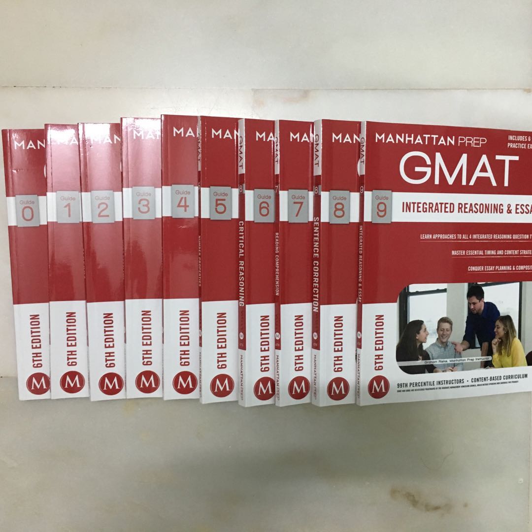 Manhattan Gmat Complete Strategy Guides Set Sixth Edition Books