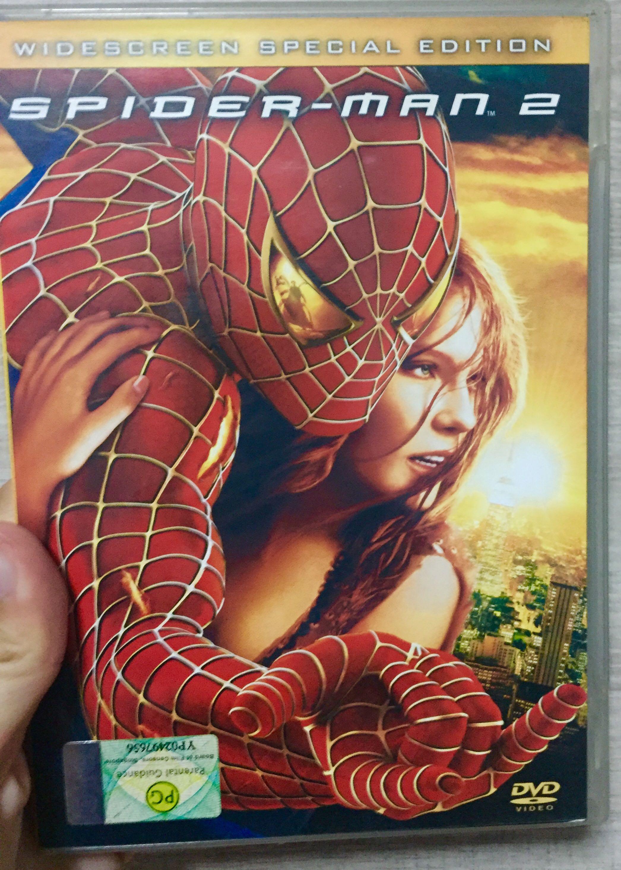 Marvel Spider-Man 2 DVD (2004, Tobey Maguire version), Hobbies & Toys,  Music & Media, CDs & DVDs on Carousell