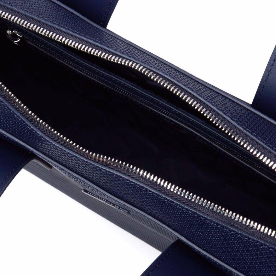 Men's chantaco matte 2024 piqué leather computer bag