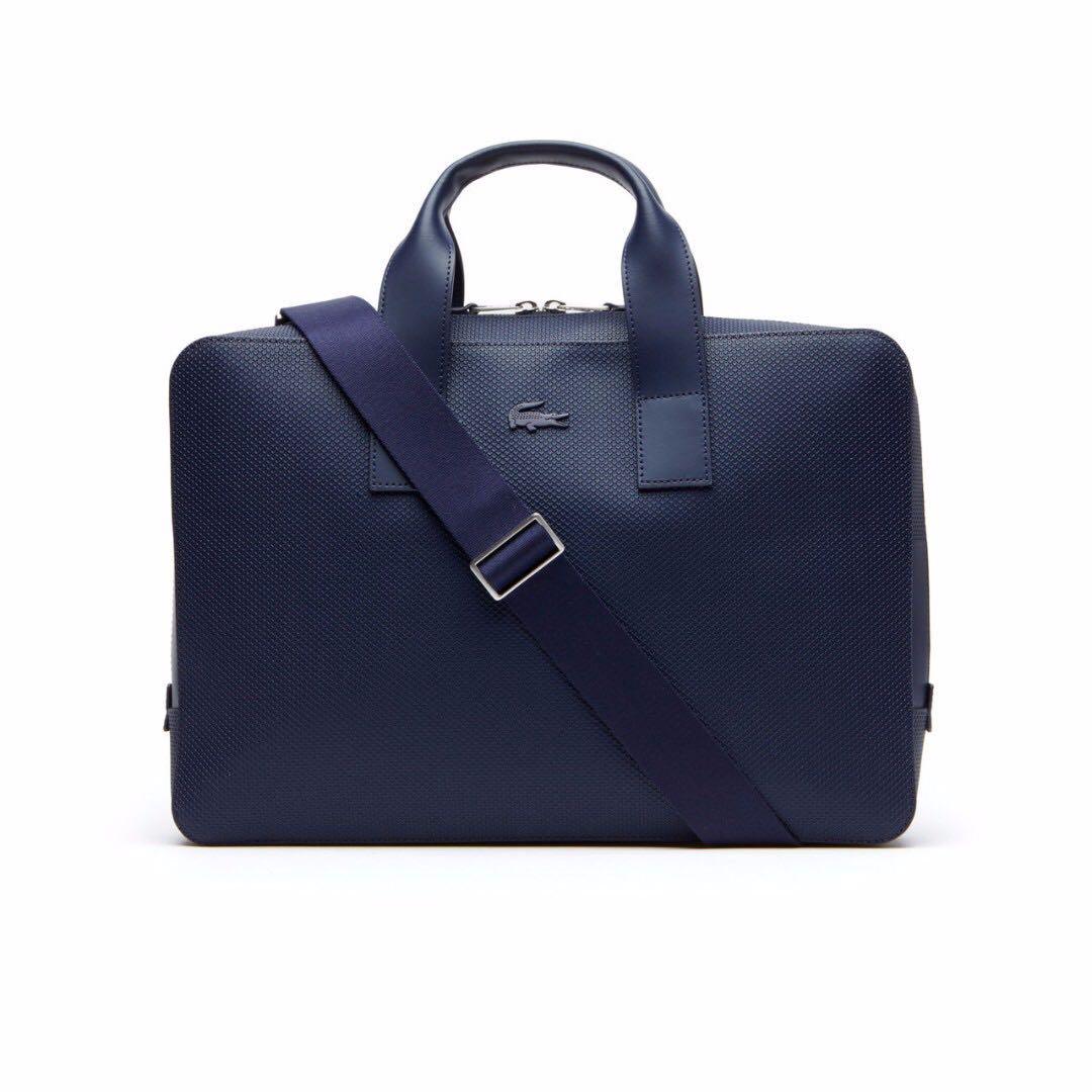 Men's chantaco matte piqué leather computer bag sale