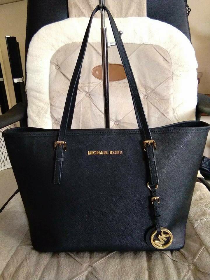 michael kors small black tote