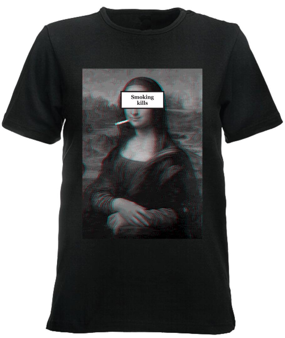 Mona Lisa Smoking Kills Men S Fashion Clothes Tops On Carousell Mona Lisa Smoking Kills Men S Fashion Clothes Tops On Carousell