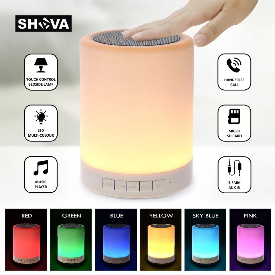 Shava night discount light bluetooth speaker