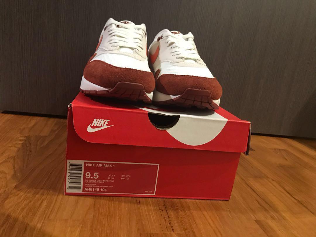 Nike Air Max 1 Sail/Vintage Coral-Mars Stone - AH8145-104