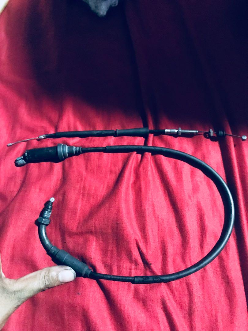 Honda NSR 150 SP OEM Bowden cable spiral set Honda NSR 150 SP OEM Bowden cable spiral set