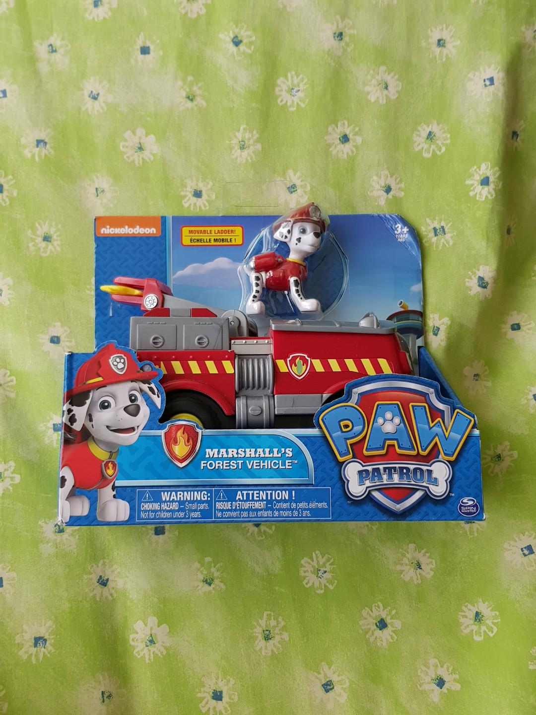 paw patrol marshall forest vehicle