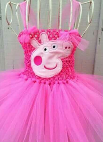 Peppa pig crochet top tutu dress Babies Kids Babies Kids