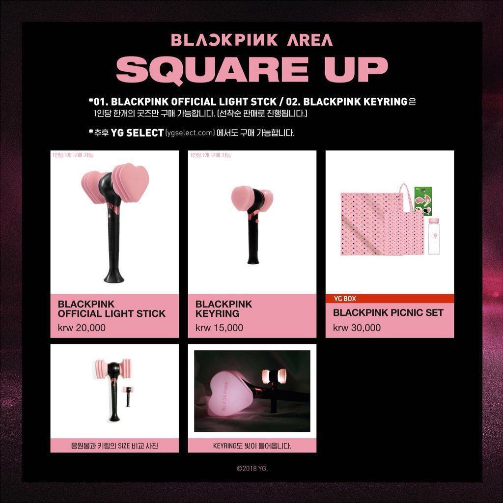 Po Blackpink Square Up Popup Store Merchandise Entertainment K Wave On Carousell