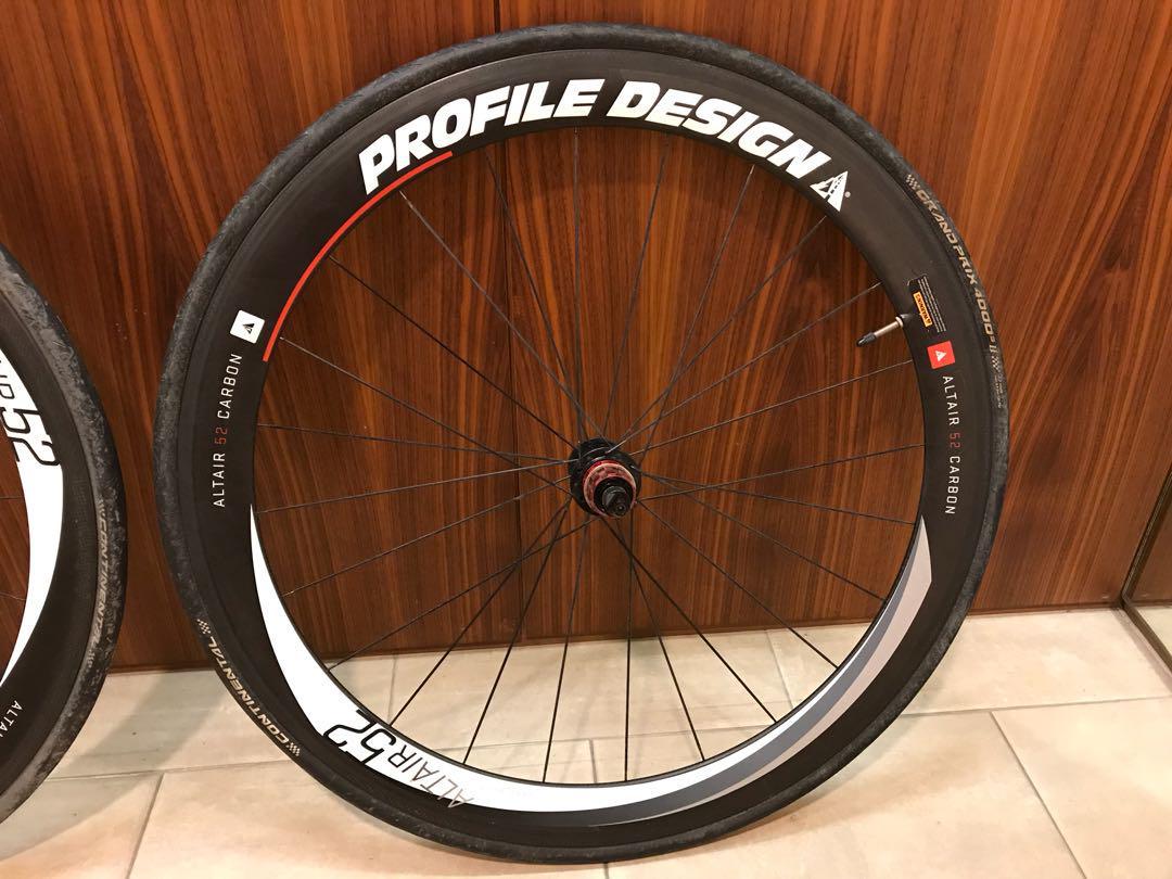 うのにもお得な情報満載！ 傷多ジャンク 20穴 ALTAIR 少 52 carbon profile design リム、スポーク