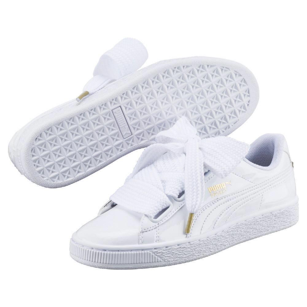 puma basket heart 38