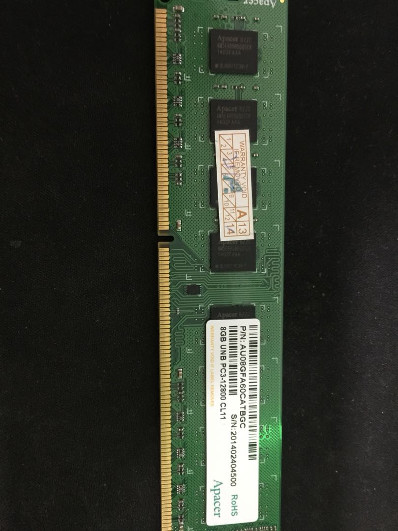 RAM, Computers & Tech, Parts & Accessories, Computer Parts on Carousell