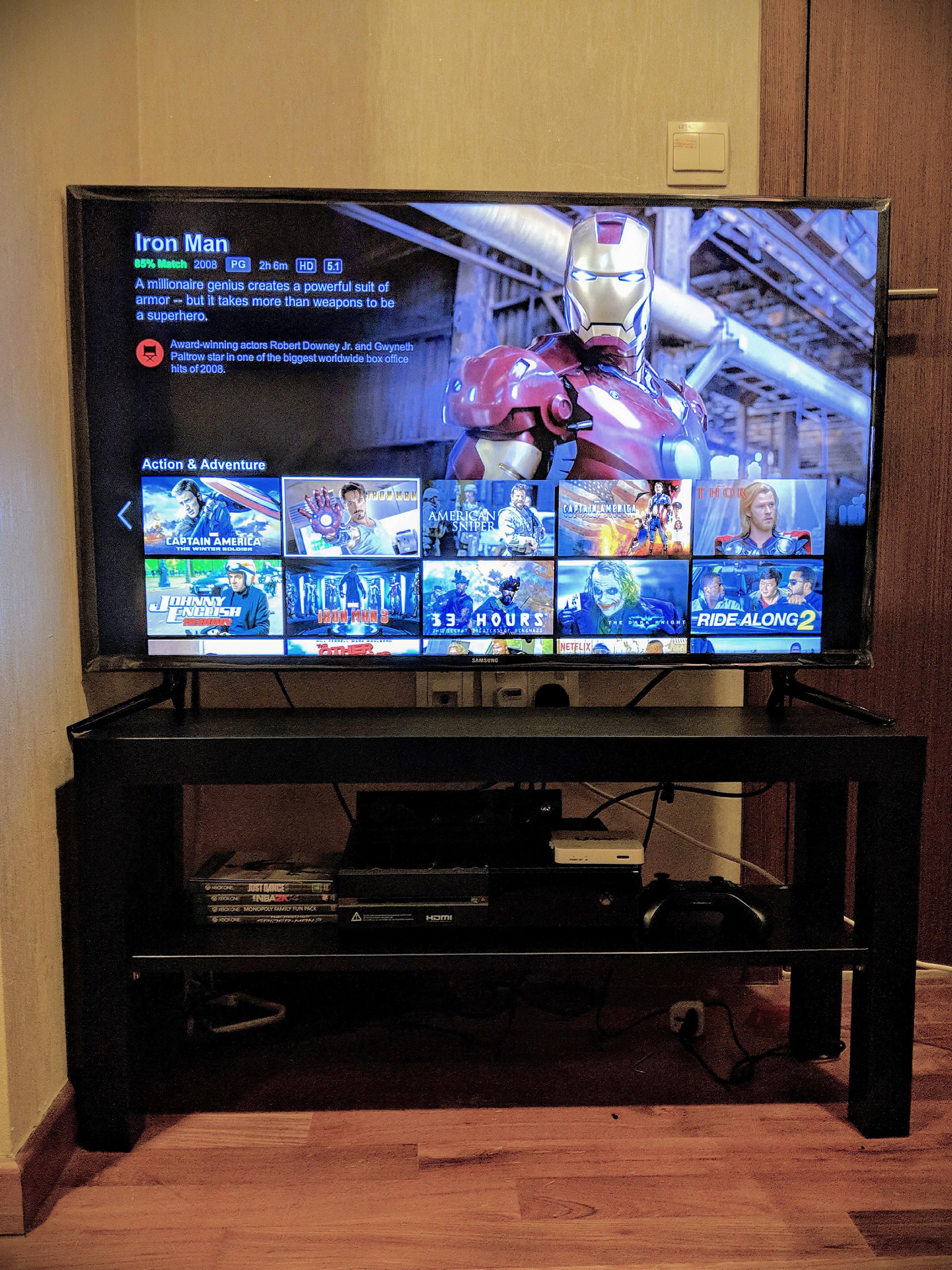 Haat Anemoon vis Spanje Samsung 40" LED UHD Smart TV with FREE TV console from Ikea (Used), TV &  Home Appliances, TV & Entertainment, TV on Carousell