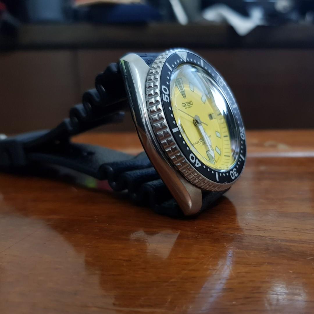 seiko yellow dial vintage