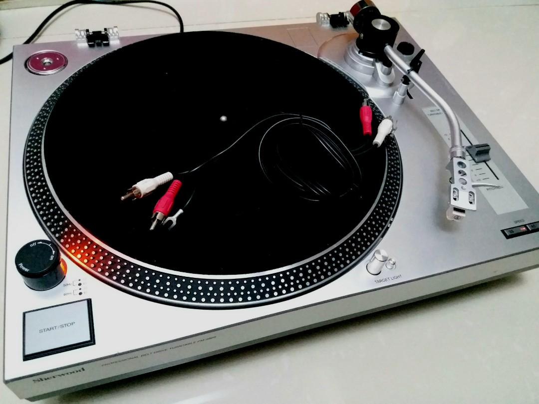 Sherwood PM 9805. turntable 黑膠唱盤, 音響器材, 可攜式音響設備 Carousell