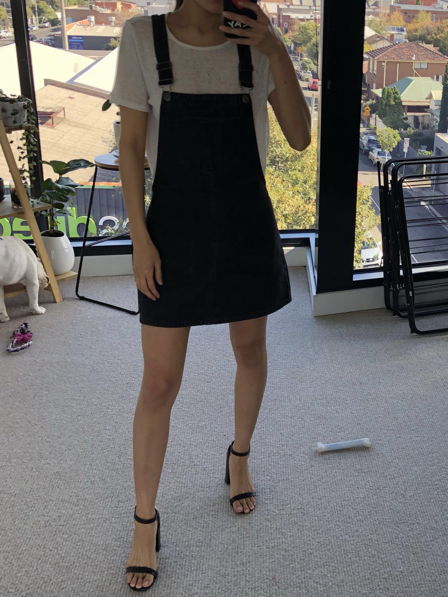 Denim pinafore outlet dress sportsgirl