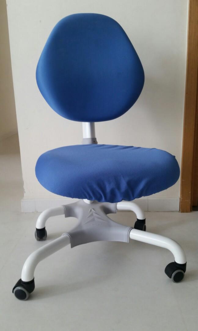Study desk +chair, Furniture & Home Living, Furniture, Chairs on Carousell