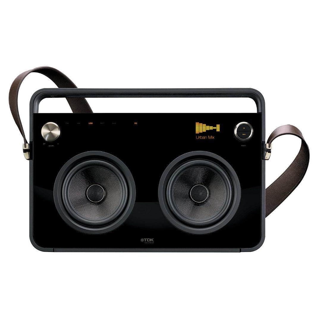 Tdk Portable Boom Box 2 Speakers Powerful Bass Punchy Sound Retro Look Electronics Audio On Carousell