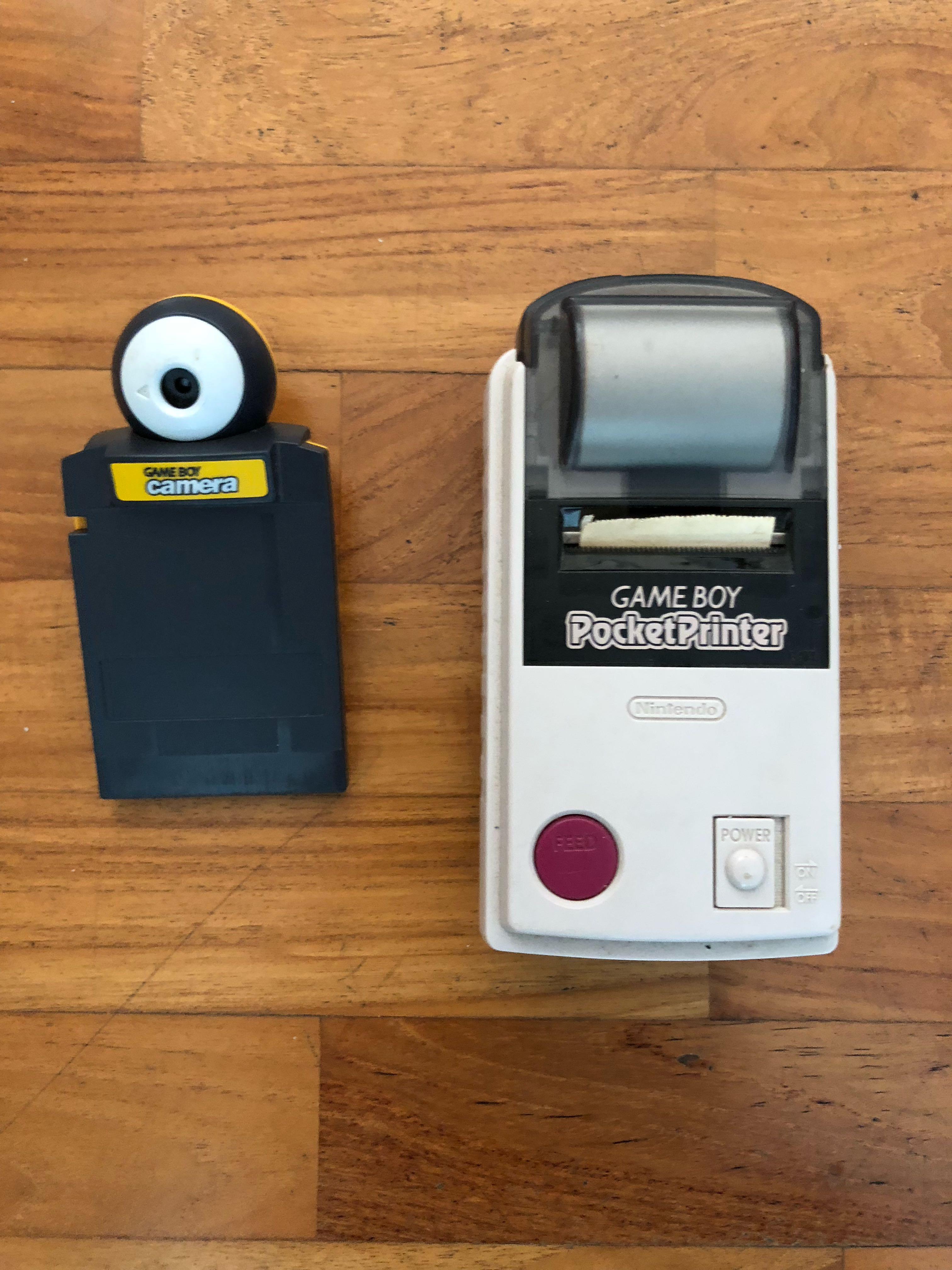 Vintage Nintendo Gameboy Camera And Printer Toys Games Video